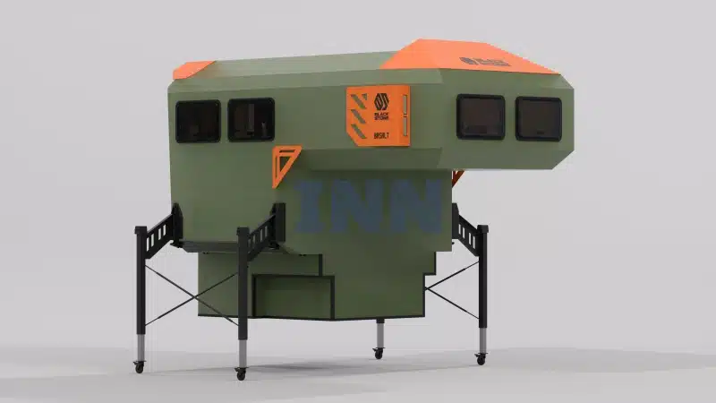 Green Basalt Pickup Camper RV