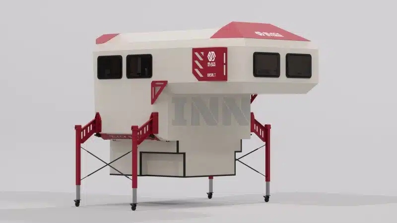 White Basalt Pickup Camper RV