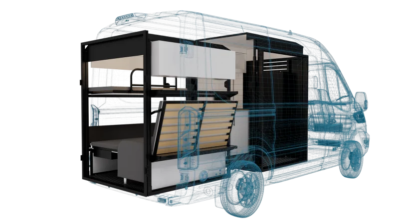 Slide-In Van Camper Module